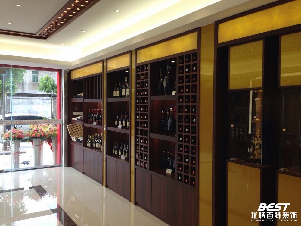 前言:达濠尚品烟茶酒店面完工照片,完工后的效果与效果图一致,业主赞